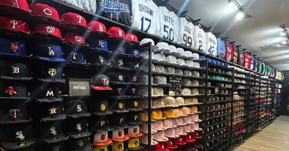 Retail display at a Lids store